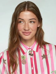 Vilagallo Isa Striped Shirt