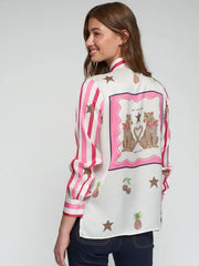 Vilagallo Isa Striped Shirt