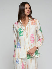 Vilagallo Tropical Print Shirt