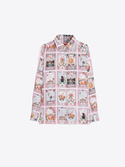 Vilagallo Tea Shirt Madrid Twill Print