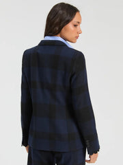 Vilagallo Hillary Jacket Gingham Check