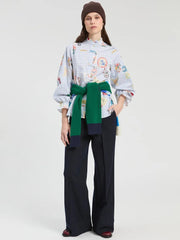 Vilagallo Belinda Trouser Navy
