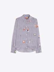 Vilagallo Gaby Pinstripe Shirt