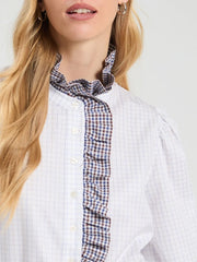 Vilagallo Mini Plaid Shirt