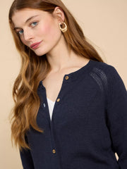 White Stuff Lulu Knit Cardi Dark Navy