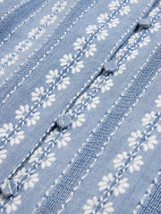 White Stuff Rhiannon Organic Cotton Vest Blue MLT