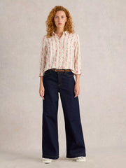 White Stuff Ayla Wide Leg Jean Dark Denim