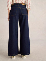 White Stuff Ayla Wide Leg Jean Dark Denim