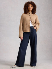 White Stuff Ayla Wide Leg Jean Dark Denim