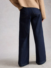 White Stuff Ayla Wide Leg Jean Dark Denim