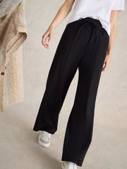 White Stuff Freda Wide Leg Trouser Pure Black