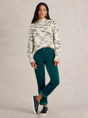 White Stuff Brooke Straight Trouser Dark Green