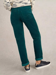 White Stuff Brooke Straight Trouser Dark Green