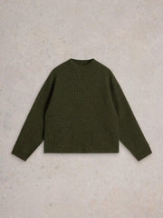 White Stuff Carli Jumper Khaki Green