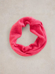 White Stuff Abby Knitted Snood Bright Pink