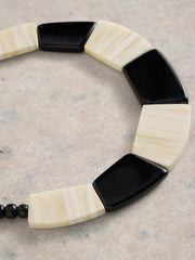 White Stuff Wallflower Mixed Necklace Black MLT