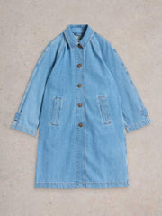 White Stuff Oakleigh Mid Denim Coat