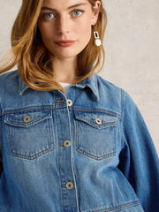 White Stuff Camille Mid Denim Jacket