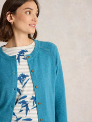 White Stuff Lulu Cardi Mid Blue