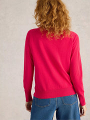 White Stuff Lulu Cardi Bright Pink