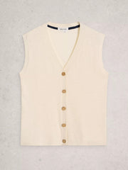 White Stuff Nova Linen Blend Tank Nat White