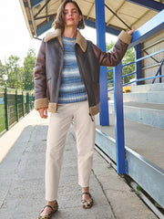 White Stuff Tilly Tapered Jean Nat White