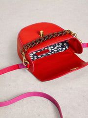 White Stuff Sasha Saddle Bag Mid Orange