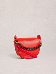 White Stuff Sasha Saddle Bag Mid Orange