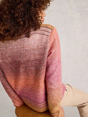 White Stuff Lilbet Jumper Brown MLT