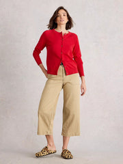 White Stuff Lulu Cardi Mid Red