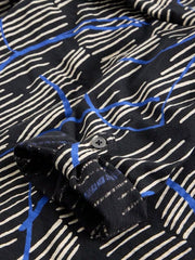 White Stuff Annie Jersey Shirt Black Print