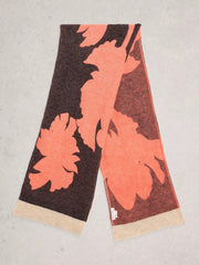 White Stuff Karli Printed Scarf Red Multi