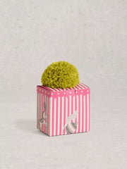 White Stuff Pom Beanie In A Box Mid Chartreuse