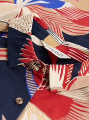 White Stuff Rua Jersey Shirt Dress Red MLT