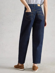 White Stuff Aubrey Barrel Leg Jean Dark Denim