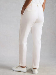 White Stuff Twister Chino Trouser Bril White