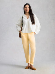 White Stuff Twister Chino Trouser Mid Yellow