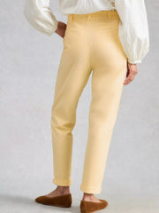 White Stuff Twister Chino Trouser Mid Yellow