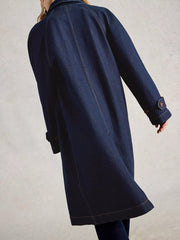 White Stuff Oakleigh Denim Coat Dark Denim