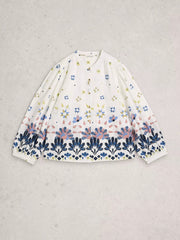 White Stuff Lana Top Ivory MLT