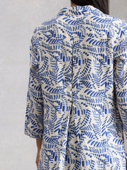 White Stuff Bianca Linen Tunic Ivory Print