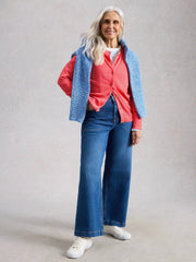White Stuff Lulu Cardi Bright Pink