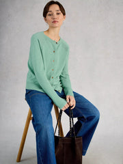 White Stuff Lulu Cardi Mid Teal