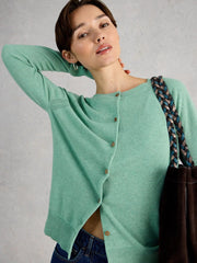 White Stuff Lulu Cardi Mid Teal