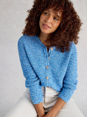 White Stuff Belle Cardi Mid Blue