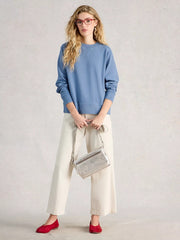White Stuff Daydreamer Sweater Mid Blue