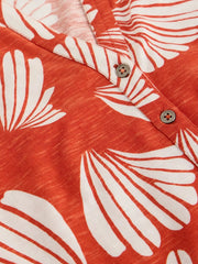 White Stuff Annie Jersey Shirt Red Print