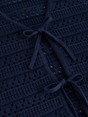 White Stuff Tilda Tie Tank Dark Navy