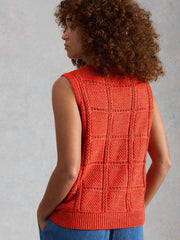 White Stuff Tilly Tank Top Mid Red