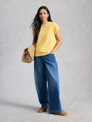 White Stuff Gina Tee Light Yellow